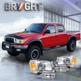 thumbnail image 5 of For 2001-2004 Toyota Tacoma Chrome Headlights Assembly Lamps+ Bumper Lights Pair, 5 of 5