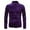 Purple, variant on uikmnh Mens Winter Jackets Winter Velvet Stand Collar Long Sleeve Base Layer Shirt Thermal Underwear Top for Cold Weather Comfort Size:M