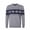 Gray, variant on Krumba Mens Knit Cotton Sweater Round Neck Long Sleeve Pullover Gray L
