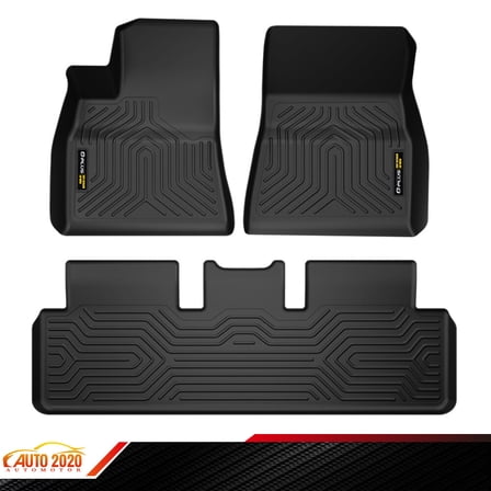Anti-Slip Floor Mats For 2017-2023 Tesla Model 3 All Weather Liner TPE Carpets