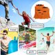 thumbnail image 3 of Toystoory Paquete de 6 bolsas impermeables a la deriva bolsas de almacenamiento de ropa de natación accesorios de bolsillo de embalaje para acampar al Deportes acuáticos naranja Toystoory OD020070-05B, 3 of 6