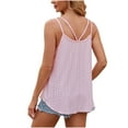 thumbnail image 5 of Levmjia Cotton Tank Tops For Women Sleeveless Casual Summer T-Shirt Soft Breathable Cotton Slim Fit V Neck Cami Tops for Daily Wear, 5 of 5