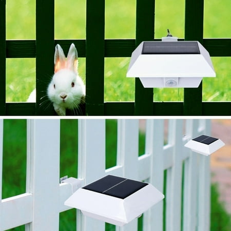

6LED Outdoor Solar Induction LED Garden Light Waterproof Intelligent Fence Lamp