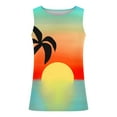 thumbnail image 4 of LSLJS Débardeur Homme Nouvelle Mode Décontractée Été Floral Hawaïen Camisole Imprimé Sport Col Rond Débardeur, 4 of 5