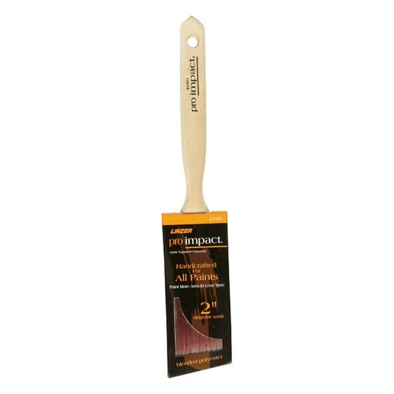 Linzer 2160-2 Pro Impact Angled Sash Paint Brush, 2", Each