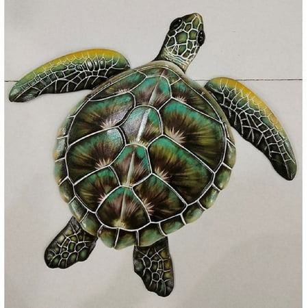 Green Sea Turtle Wall Plaque 16.5 inches