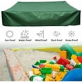 thumbnail image 2 of GETIT Square Sandbox Cover, OxCompatible withd Cloth Sandpit Canopy Compatible with Year-Round Protection, Dustproof With Drawstring Design, Suitable Compatible with Sandpit Toys, Swimming, 2 of 5