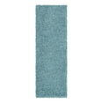 thumbnail image 6 of Unique Loom Solid Shag Collection Area Rug (2' 1" x 6' 5" Runner Light Slate Blue), 6 of 7