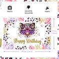 thumbnail image 5 of Cheetah Print Birthday Decorations Girl, Cheetah Happy Birthday Decorations Backdrop , Cheetah Print Balloons Leopard for Safari Jungle Animal Cheetah Supplies, 5 of 6