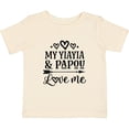 thumbnail image 3 of Inktastic YiaYia and Papou Love Me Granddaughter Girls Baby T-Shirt, 3 of 5