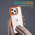 thumbnail image 5 of for iPhone 11 Pro Case Clear Shockproof Anti-Scratch Cover Protect Camera Lens iPhone 11 Pro Phone Case with Ring Stand Slim Orange Rugged Heavy Duty Protection (Orange), 5 of 7