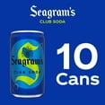 thumbnail image 4 of Seagrams Club Soda Fridge Pack Cans, 7.5 fl oz, 10 Pack, 4 of 12