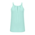 thumbnail image 4 of Ruyang Summer Scoop Neck Tank Tops for Women Pleated Loose Fit Sleeveless Tops Slim Fit Tees 2024 Fashion Womens Clothing, 4 of 9
