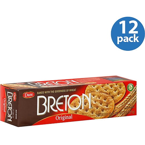 Breton Original Crackers, 8 oz, (Pack of 12)