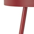 thumbnail image 3 of Weston Home Chelsea Lane Round Top Tray End Table, Red, 3 of 6
