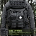 thumbnail image 2 of ZheElen Wide Application First Aid Kits Bag Outdoor Bag Foldable black 1Set, 2 of 6