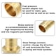 thumbnail image 3 of 1uds 10mm 1/4" BSP Macho Rosca Adaptador Latón  para MANguera Accesorio Conector, 3 of 7