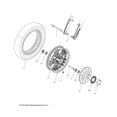 thumbnail image 2 of Indian Motorcycle ROTOR-BRK,FLOAT,FLAT,BLK, Genuine OEM Part 1912961-266, Qty 1, 2 of 2