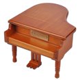 thumbnail image 2 of Amdohai Windup Wooden Piano Musical Box Classical Melody Music Box, 2 of 8