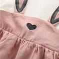 thumbnail image 4 of Lenpel Toddler Baby Girls' Dresses Soft Cotton Long Sleeve Cute Casual Romper Dress Newborn Infant Fall Outfits, 4 of 7