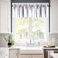 thumbnail image 6 of Flower Curtains Valances for Bedroom,Vintage Farm Spring Watercolor Flower Curtains Valance for Kitchen Bathroom Cafe Windows Curtain 54x18inch, 6 of 6