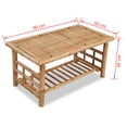 thumbnail image 4 of vidaXL Coffee Table Bamboo 90x50x45 cm, 4 of 4