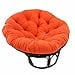 thumbnail image 3 of International Caravan Furniture Piece 42-Inch Rattan Papasan Chair with Solid Twill Cushion, 3 of 4