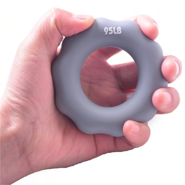 Ejercitador de Potencia de Silicona Yinane Agarre Manual Gris 95LB