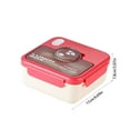 thumbnail image 3 of Grrvtrz Food Storage Containers,Storage And Organization,Border Bento Box Children Sealed Fruit Box Salad Box Work Microwave Lunch Box Chopsticks Dip Container Cute Kids Bento Lunch Box, 3 of 6