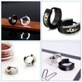 thumbnail image 4 of 6 Pcs Boucles d'Oreilles en Acier Inoxydable, 4 of 7