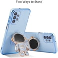 thumbnail image 3 of ZUKKASHAN Compatible with Samsung Galaxy A23 4G/5G Case with Cute Astronaut Kickstand Design Shockproof Plating Phone Case for Galaxy A23 4G/5G, 3 of 6