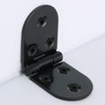 thumbnail image 6 of 4Pcs Black Sewing Machine Flip Top Hinges, Heavy Duty Folding Table Hinges, Zinc Alloy Butler Tray Hinge with Mounting Screws for Drop Front Desk Drawer, Door, 6 of 8