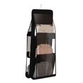 thumbnail image 2 of Bag Storage Bag Double-sided Transparent Visible 6/8 Pockets Great Load Bearing Handbag Purse Organizer Dust-Proof Wardrobe Closet Bag Hanging Holder, 2 of 7