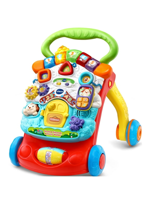 VTech Stroll & Discover Activity Walker 2 -in-1 Unisex Baby & Toddler Toy