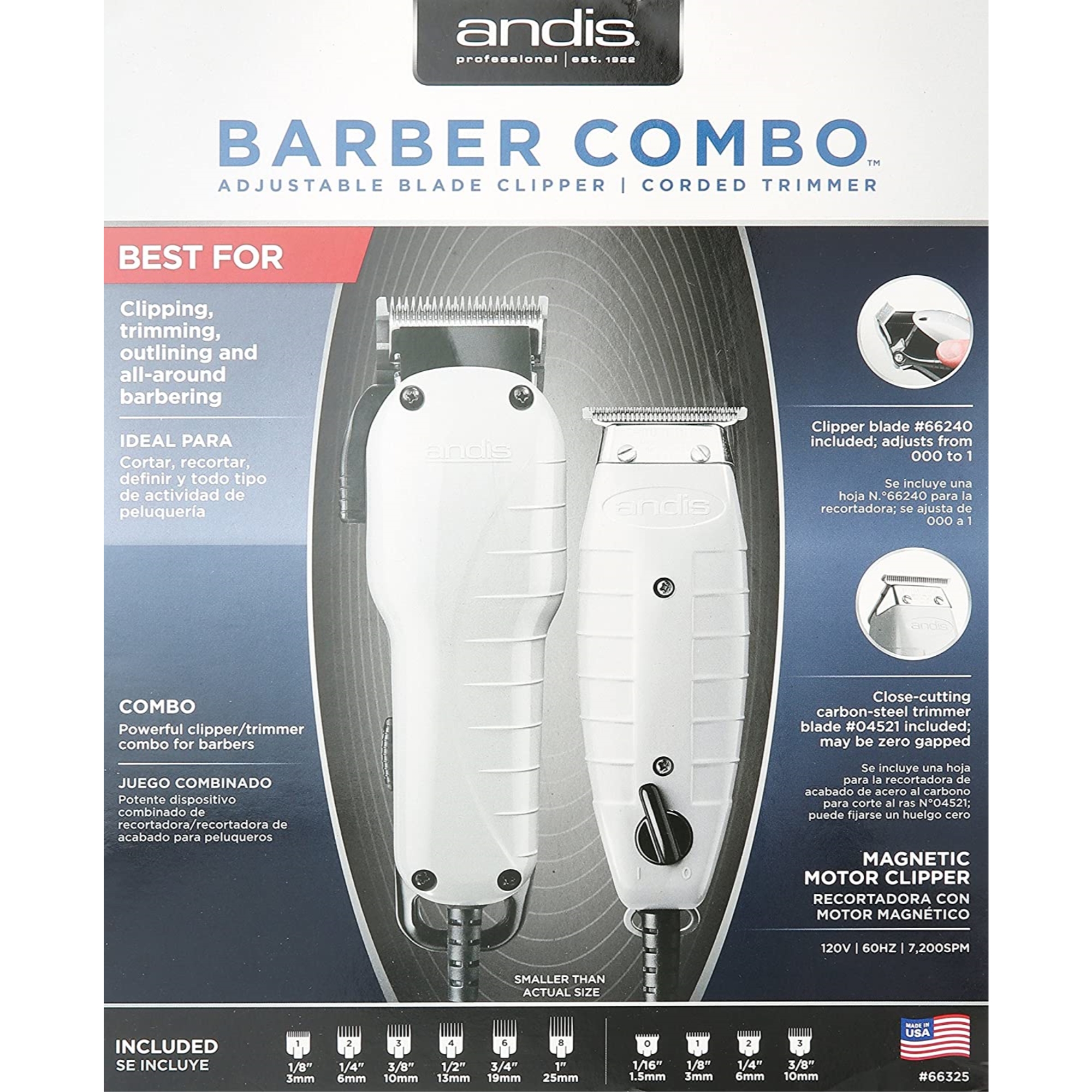 Andis Professional Clipper and Trimmer Combo Set