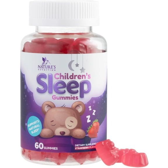 Kids Melatonin Gummies - 2mg Melatonin Per Serving - Children's Melatonin Gummy for Restful Sleep - Best Children's Chewable Sleep Supplement - Vegan, Non-GMO, Natural Berry Flavor - 60 Gummies