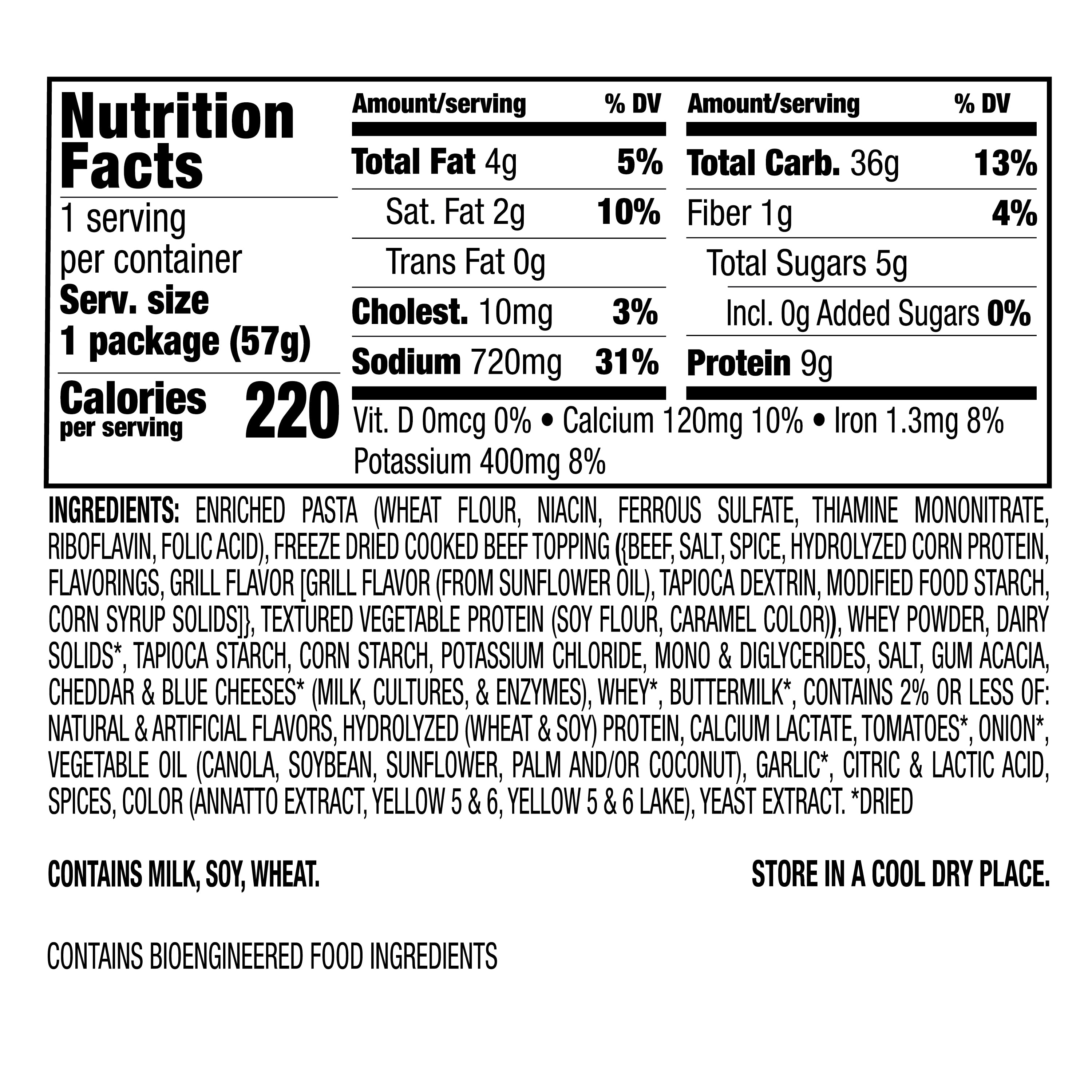 (3 pack) Helper Cheeseburger Macaroni Pasta, 8 Oz (4 Pack) Microwave Cup