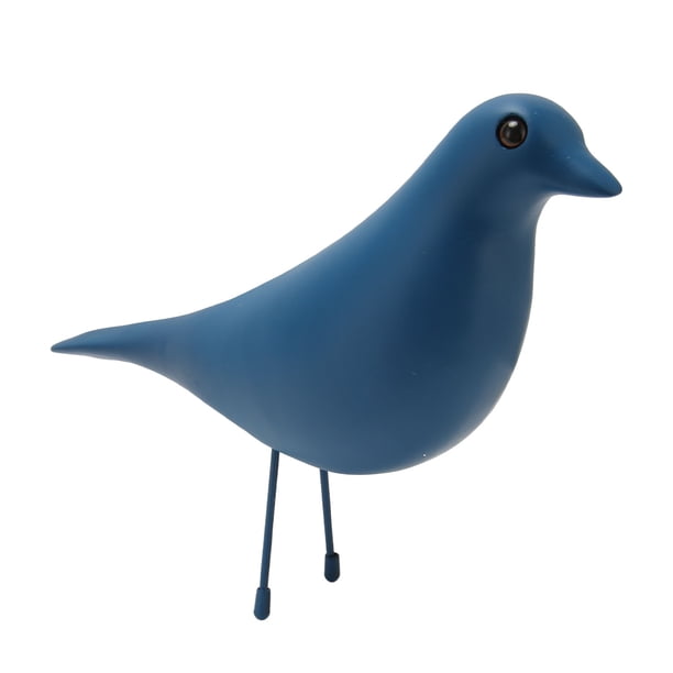 Estatua De Pájaro Azul De Resina - Adorno De Resina Escandinavo Paloma De La Paz, Estatua De Pájaro Decorativa Moderna Y Encantadora, Decoraciones para Sala De Estar Interior Adorno De Paloma Azul
