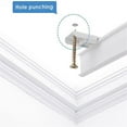 thumbnail image 3 of Cqxid Hardware Protractor Under $15 Home & Garden Protractor PVC Plastic Curtain Rail Set 3 Meter Bendable Track Quiet U Shaped L Shaped Curved Track, 3 of 4