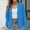 504_Blue2, variant on Blazers for Women Women's Autumn Solid Color Flip Tie Pocket Sleeveless Suit Jacket Blazer Jackets for Women White XXL