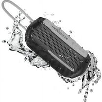 Wave Water Resistant Wireless Speaker, Black & Grey