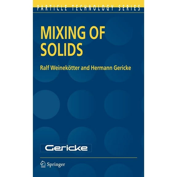 Particle Technology Mixing of Solids, Book 12, (Hardcover)