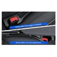 thumbnail image 3 of Car Seat Gap Filler, 2 Pack No-Drop Seat Side Gap Seam Filler Organizer with Phone Holder, Universal Fit Fill The Gap Between Seat and Console, Perfect for Car SUV Truck Black, 3 of 18