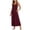 *Wine, variant on VBVC Women's Sleeveless Stretchy Maxi Dress,Summer Tank Dress for Women,Ladies Slim Breathable Dress with Pockets,Army Green,S-2XL