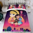 thumbnail image 4 of Penny Conjunto de sábanas temático, trío de piezas, cómodo y amigable con la piel, diseño único, regalo de decoración para el hogar para familiares, amigos y fans,135cm *200cm, 4 of 6
