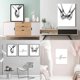 thumbnail image 4 of Set of 3 Black and White Posters Holding Hands Quote Love Wall Art Hand in Hand Pattern Bedroom Decoration Canvas Painting Living Room Poster for Livi, 4 of 5