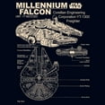 thumbnail image 2 of Girls Star Wars Corellian Freighter T Shirt, 2 of 4