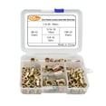 thumbnail image 1 of Riwesomey 105 unids/set de tuerca de inserción de cabeza plana, tuercas de repuesto multifuncionales, tuercas de Metal, accesorios de Herramientas y ferretería, 1 of 6
