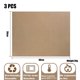thumbnail image 4 of Paquete de 3 láminas antiadherentes de 30 x 40 cm para prensa térmica, revestimientos antiadherentes para horno, láminas de transferencia para tapete artesanal resistentes al calor, 4 of 6