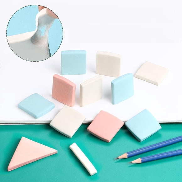 Spring Decor 6 Pack Kneaded Eraser Colored Kneaded Erasers Moldable Eraser Clay Kneadable Cute Soft Block for Artists Sketching Drawing Color Pencils Carving